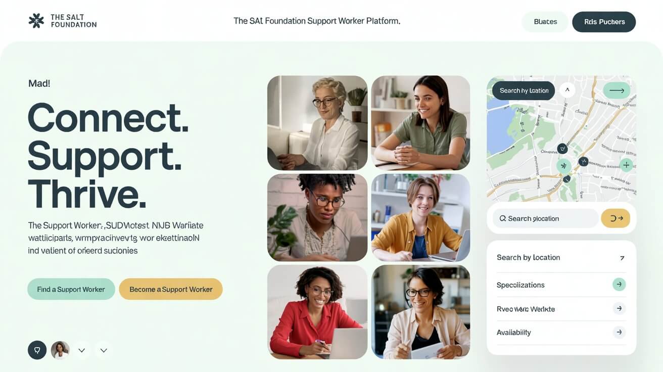The Salt Foundation Support Worker Platform