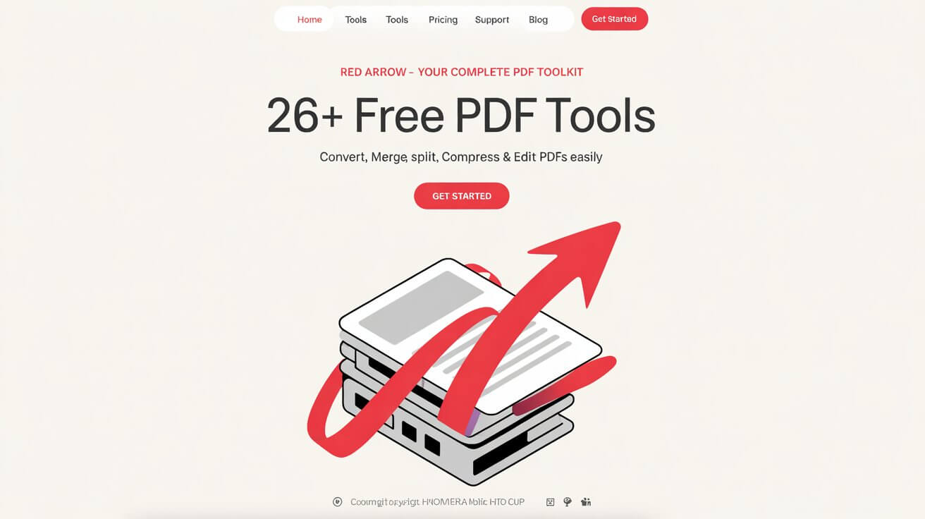 Red Arrow - Your Complete PDF Toolkit